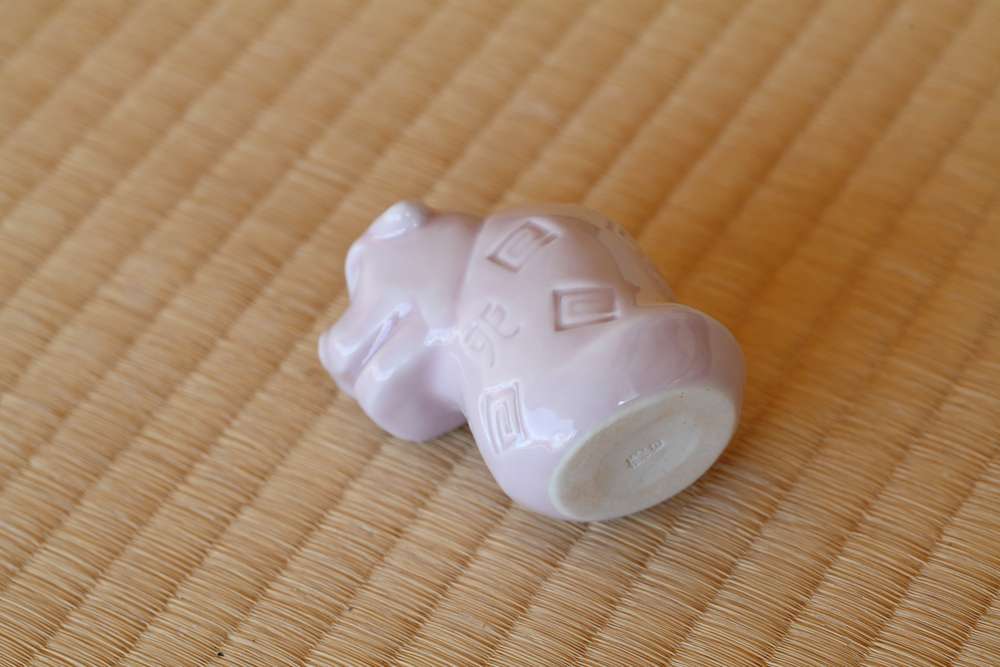 朝日焼の獅子舞 卯柄