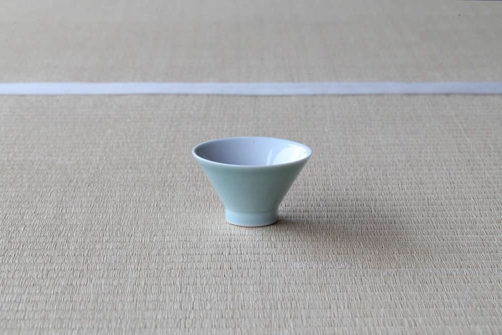 碗 青磁 M 朝日窯工房作