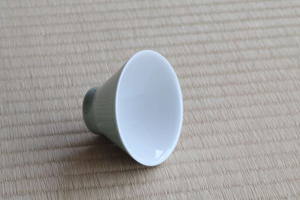 碗 青磁 M 朝日窯工房作