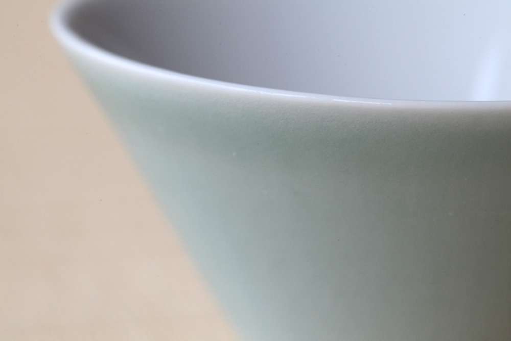 碗 青磁 M 朝日窯工房作