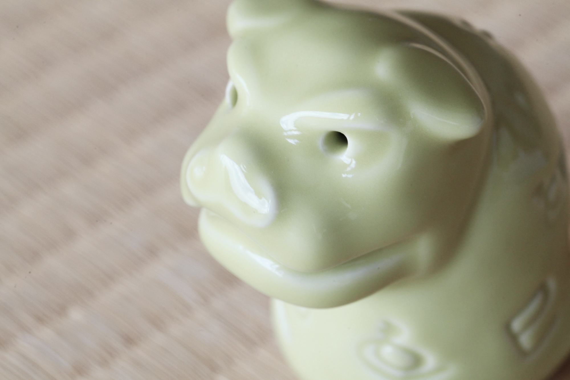 朝日焼の獅子舞 巳柄