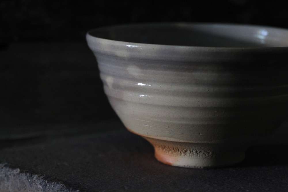 茶盌 鹿背 十六世豊斎作