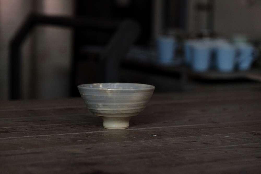 茶盌 鹿背 十六世豊斎作