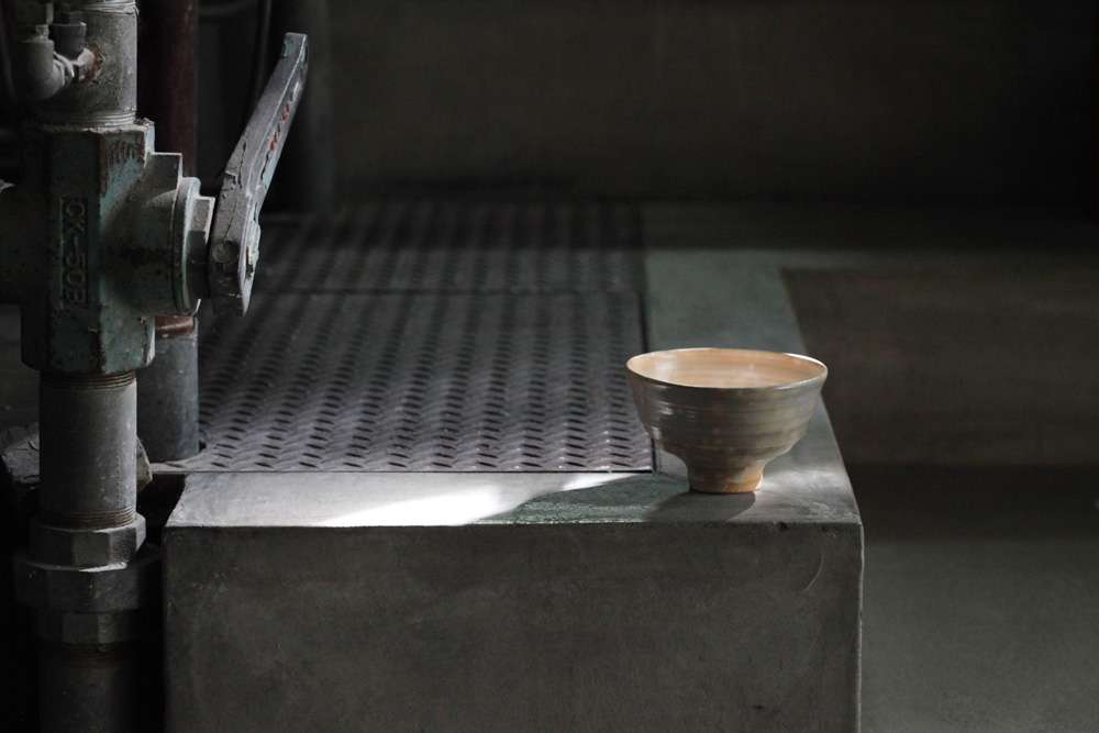 茶盌 鹿背 十六世豊斎作