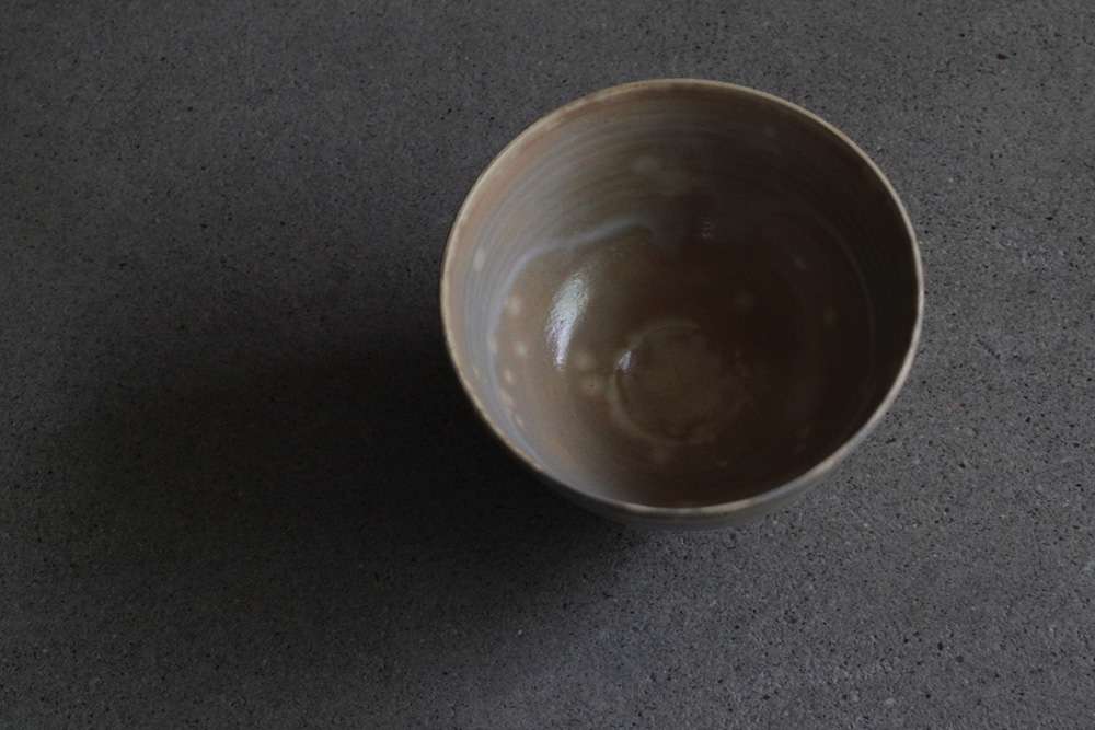 茶盌 鹿背 十六世豊斎作