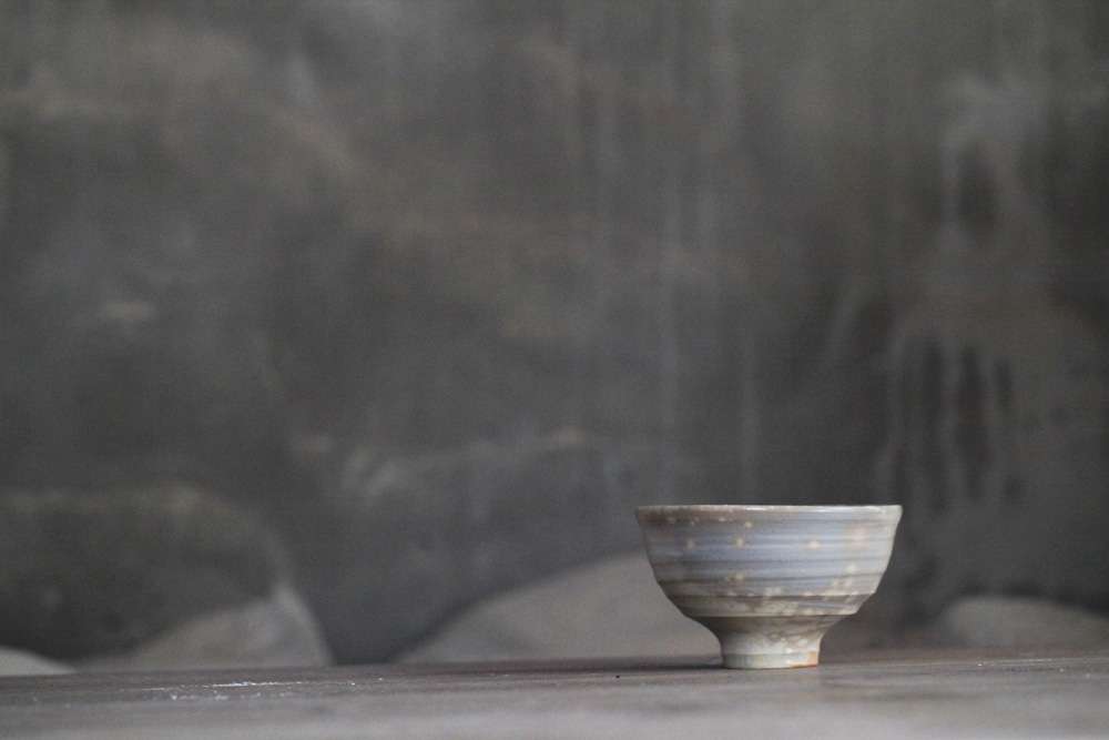 茶盌 鹿背 十六世豊斎作