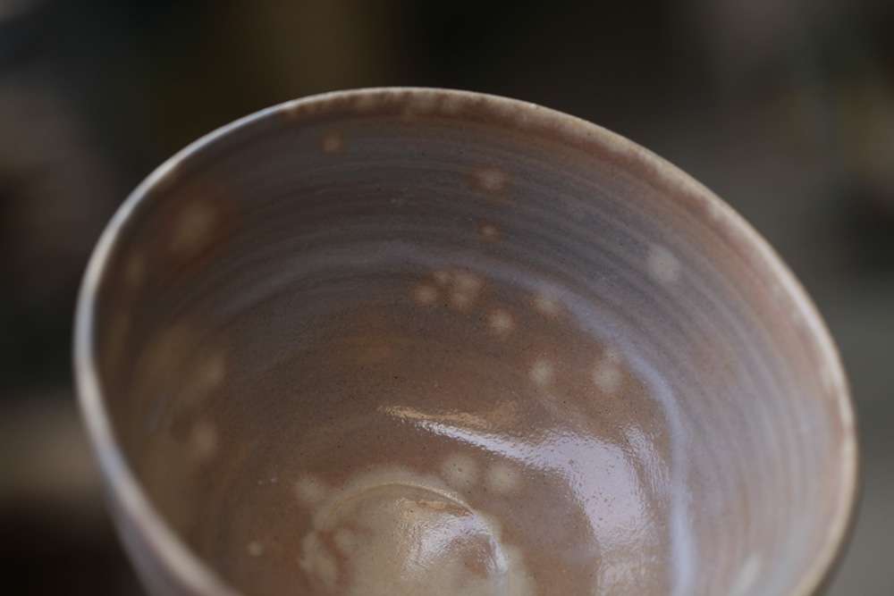 茶盌 鹿背 十六世豊斎作