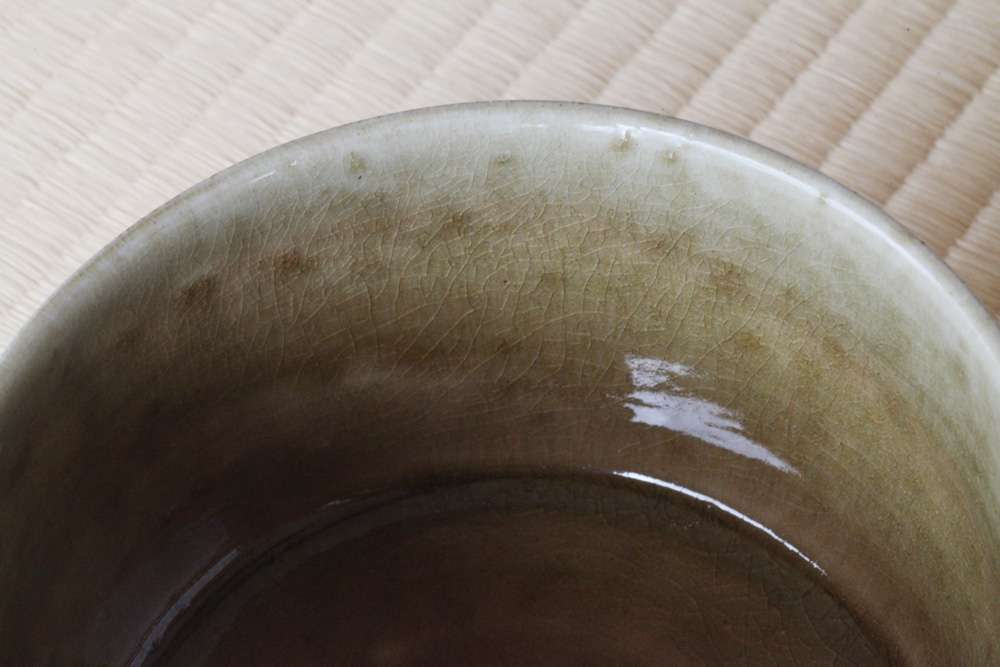 TSUTSU1509　松灰釉 朝日窯工房作