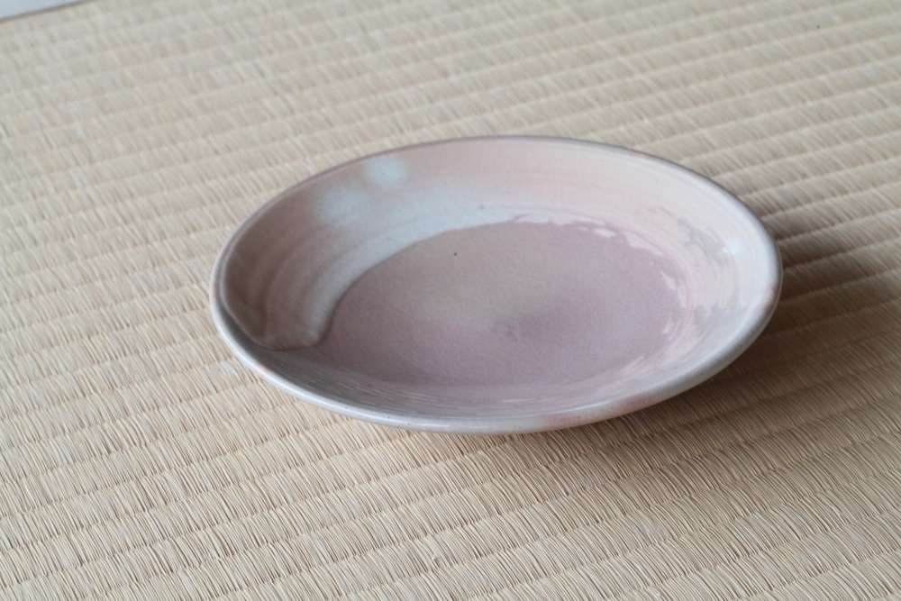 銘々皿 刷毛目 Φ15cm 朝日窯工房作