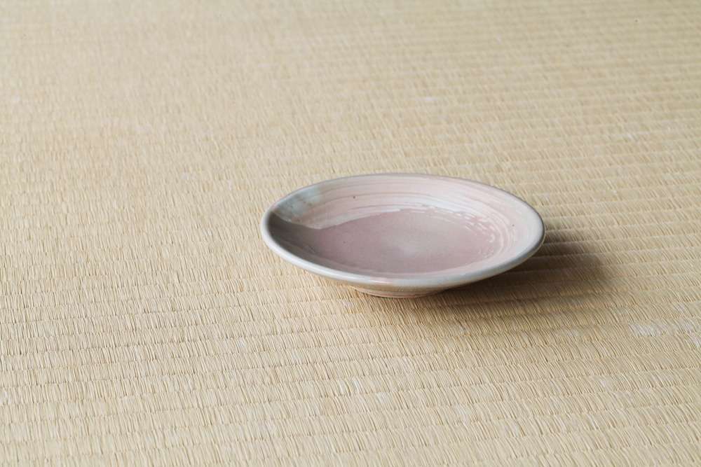 銘々皿 刷毛目 Φ12cm 朝日焼工房作