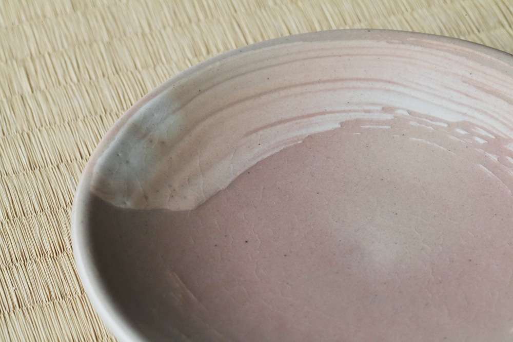 銘々皿 刷毛目 Φ12cm 朝日焼工房作