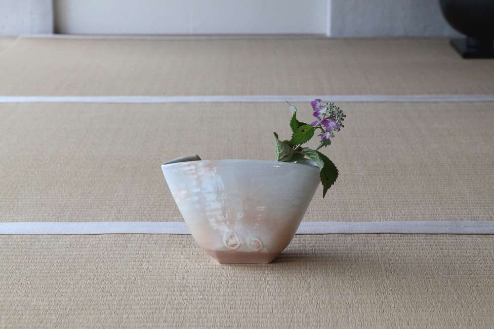 花器になる蚊遣り 燔師（宇治の陶土）