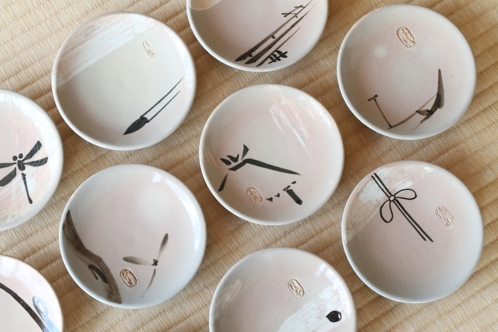 銘々皿 源氏物語宇治十帖 十枚組 / 燔師