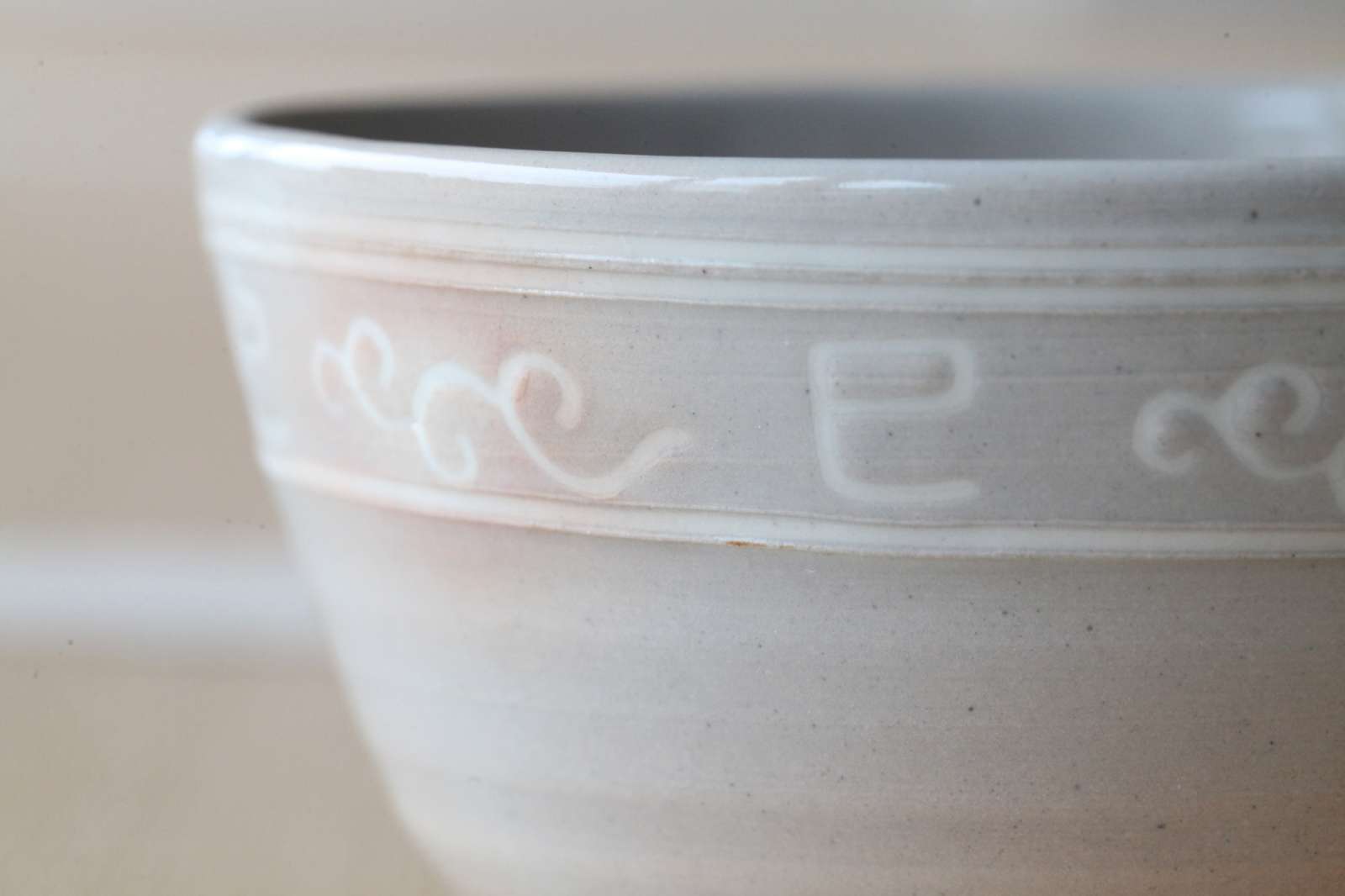 茶盌 辰巳花紋 / 燔師