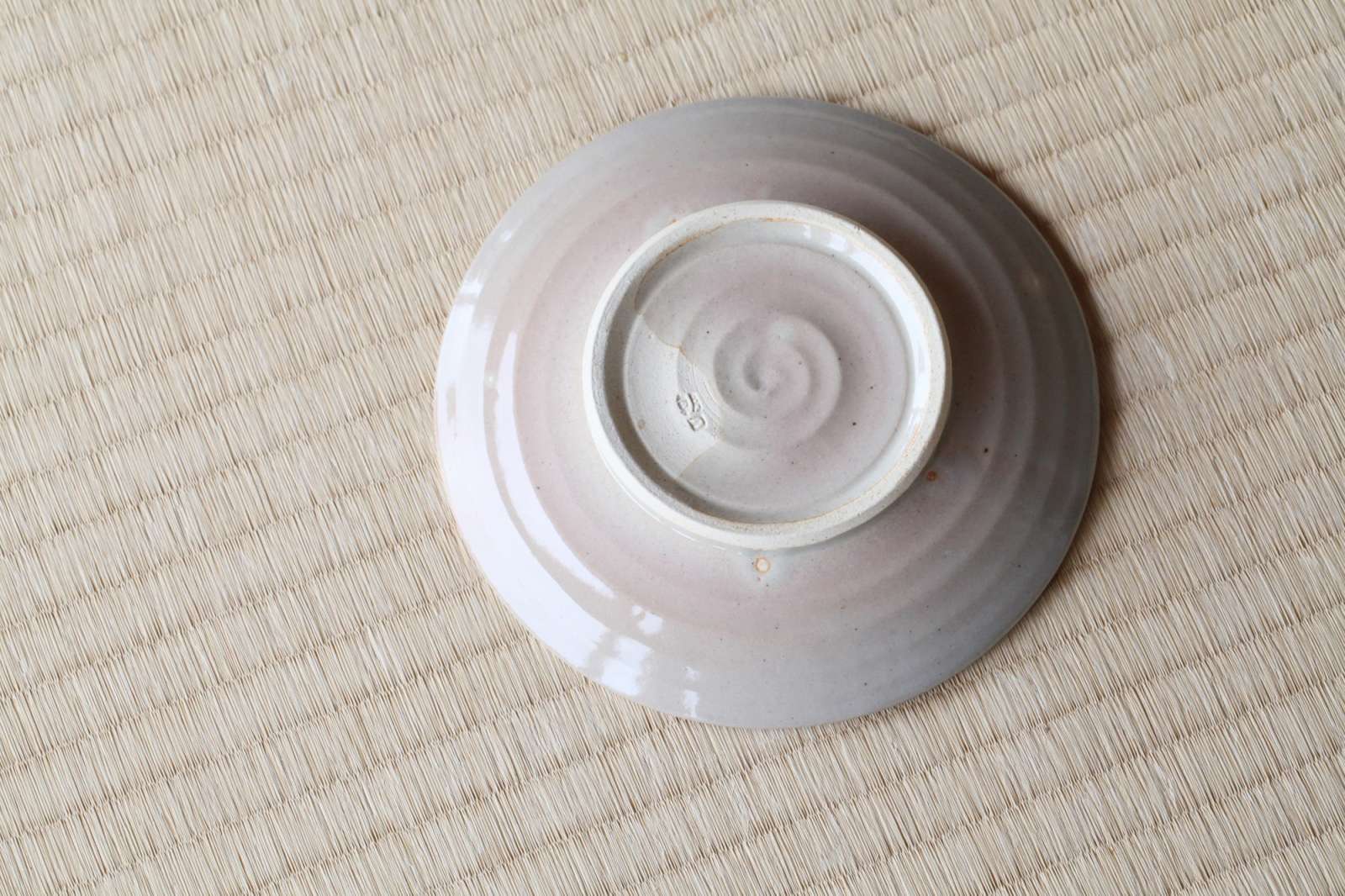 銘々皿 巳印花紋 燔師 五枚