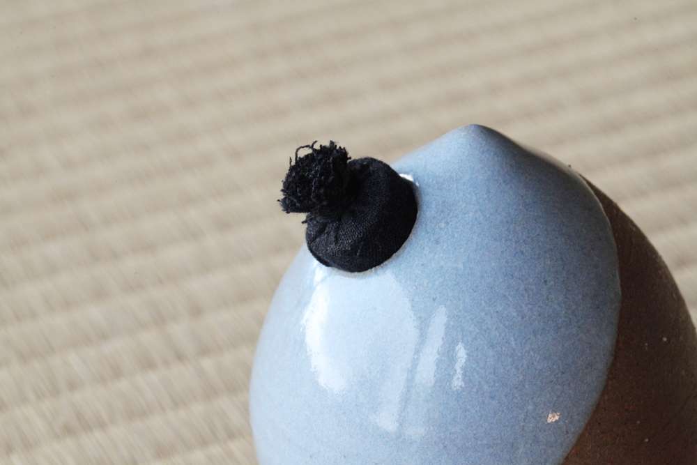 一輪生 / 振り出し  月白釉