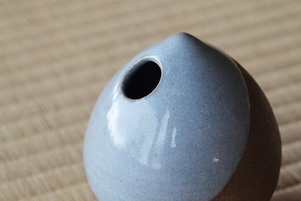 一輪生 / 振り出し  月白釉