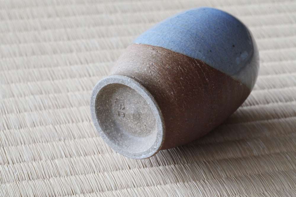 一輪生 / 振り出し  月白釉