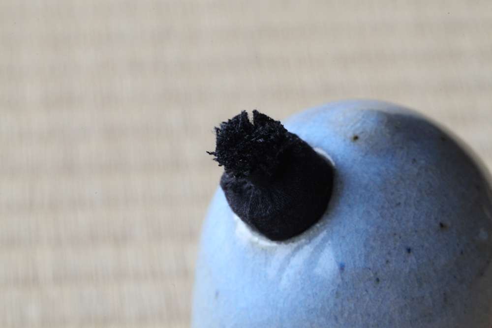 一輪生 / 振り出し  月白釉