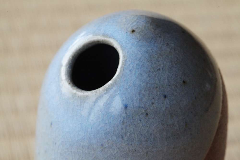 一輪生 / 振り出し  月白釉